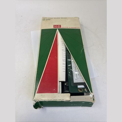 K+E Jet-Log slide rule in its box