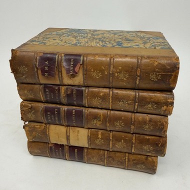 1890s leather Jane Austen set