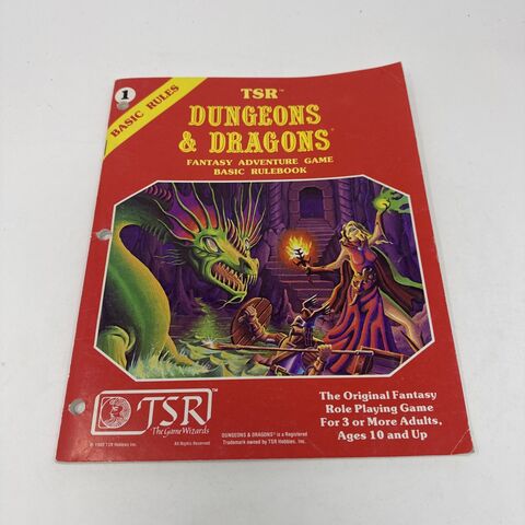 1981 TSR Dungeons & Dragons Basic rulebook
